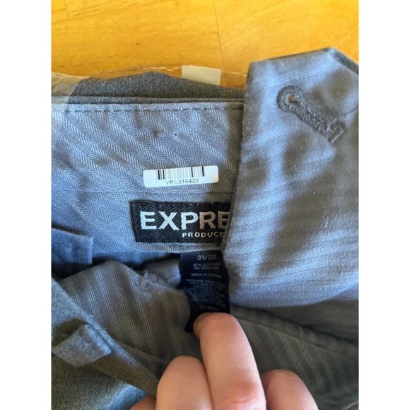 Men’s Express Grey Suit Pants/Slacks Dress Pants - Picture 9 of 9
